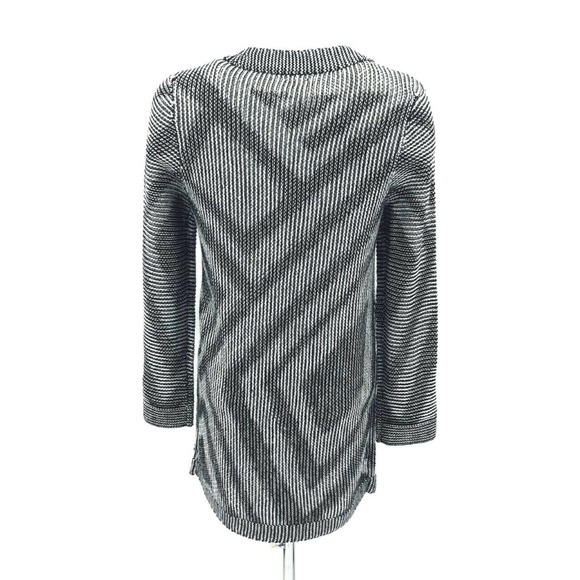 Chicos Long Chevron Print Sweater Sweater Sz 0/S/4 - Picture 5 of 7